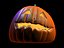 Animierter Halloween Kürbis