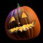 Animierter Halloween Kürbis