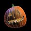 Animierter Halloween Kürbis
