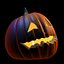 Animierter Halloween Kürbis