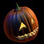 Animierter Halloween Kürbis