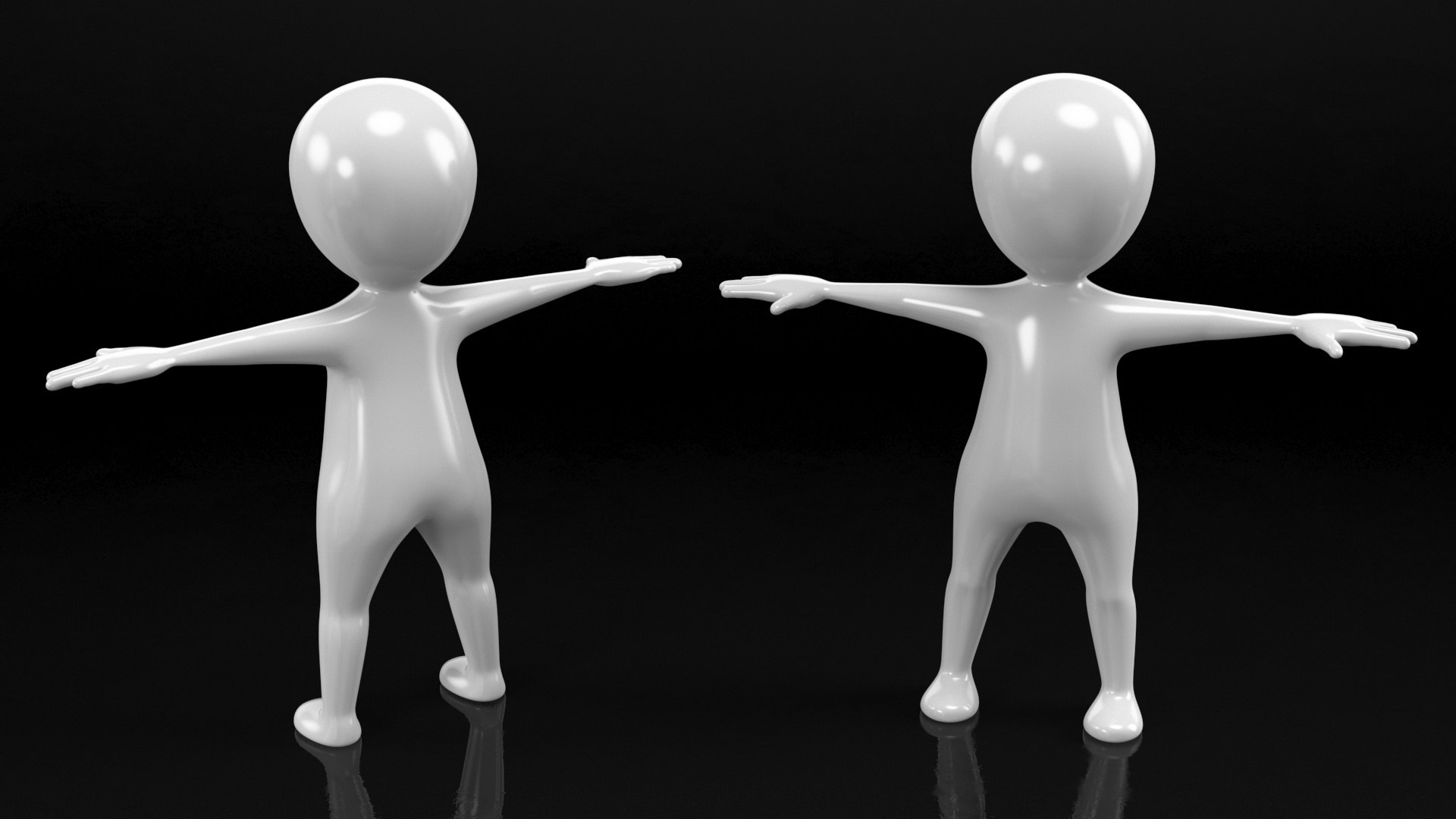 3D Stickman Rigged for Maya - TurboSquid 1915837