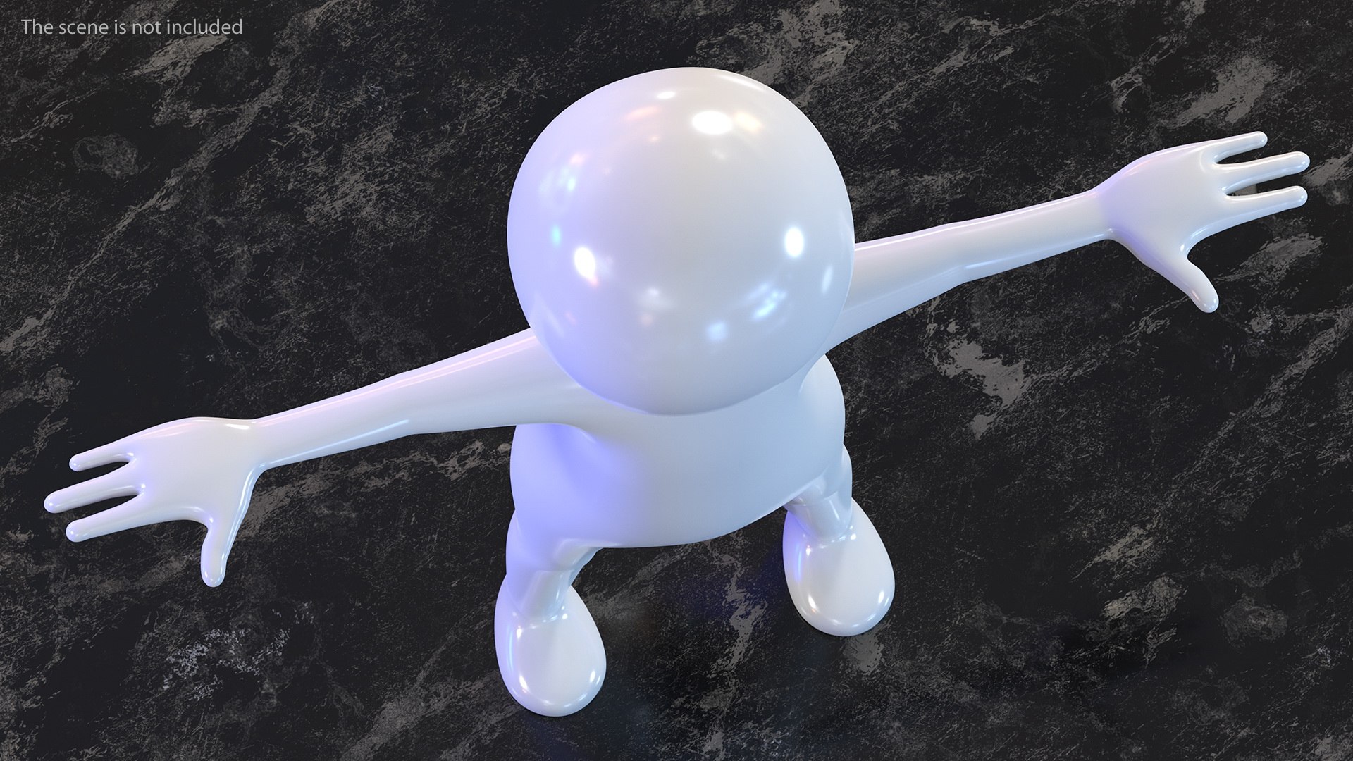 3D Stickman Rigged for Maya - TurboSquid 1915837