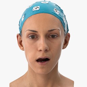 athena human head tongue 3D model