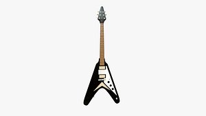 Electric Guitar D01 Black - Music Instrument Design model