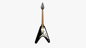 Electric Guitar D01 Black - Music Instrument Design