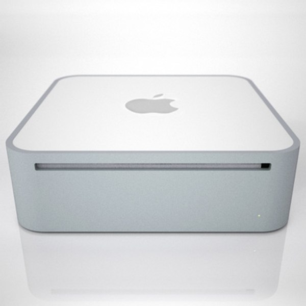 Apple Mac Mini 2g 3d Model