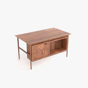 Mid Century Scadinavian Design Home Office Desk