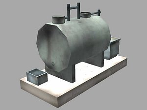 urban lights box communication tower 3d obj