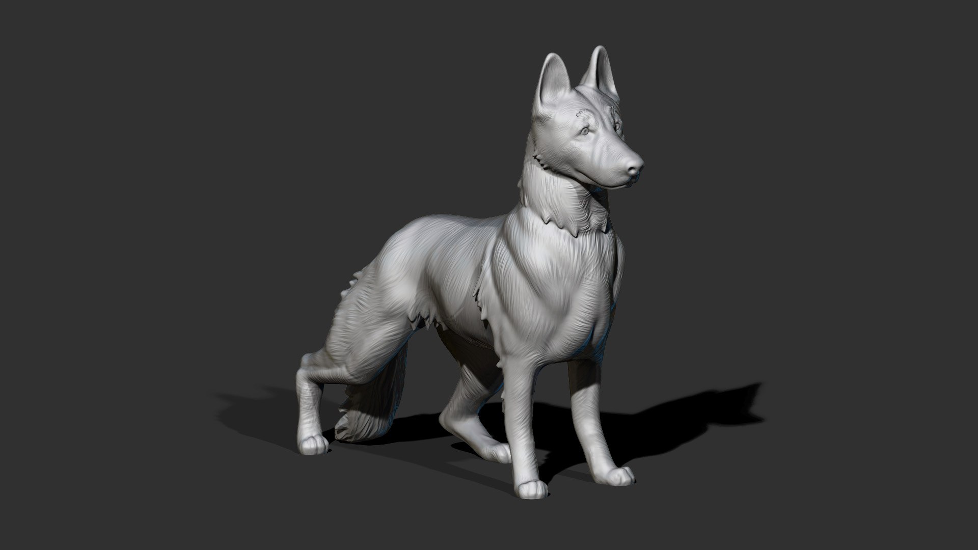3D Model German Shepherd - TurboSquid 2311562