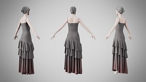 Dress 39 Dark Greyish Brown