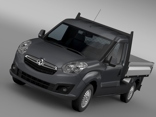 vauxhall combo tipper 2015 3d model