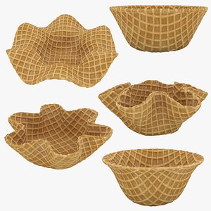 Waffle Bowl Shape Collection