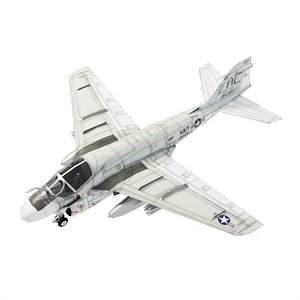 3D Grumman A-6 Intruder jet attack plane