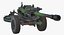 US Military Truck m35a2 with Field Howitzer M119 Rigged 3D Model