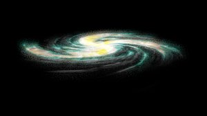 3d spiral galaxy