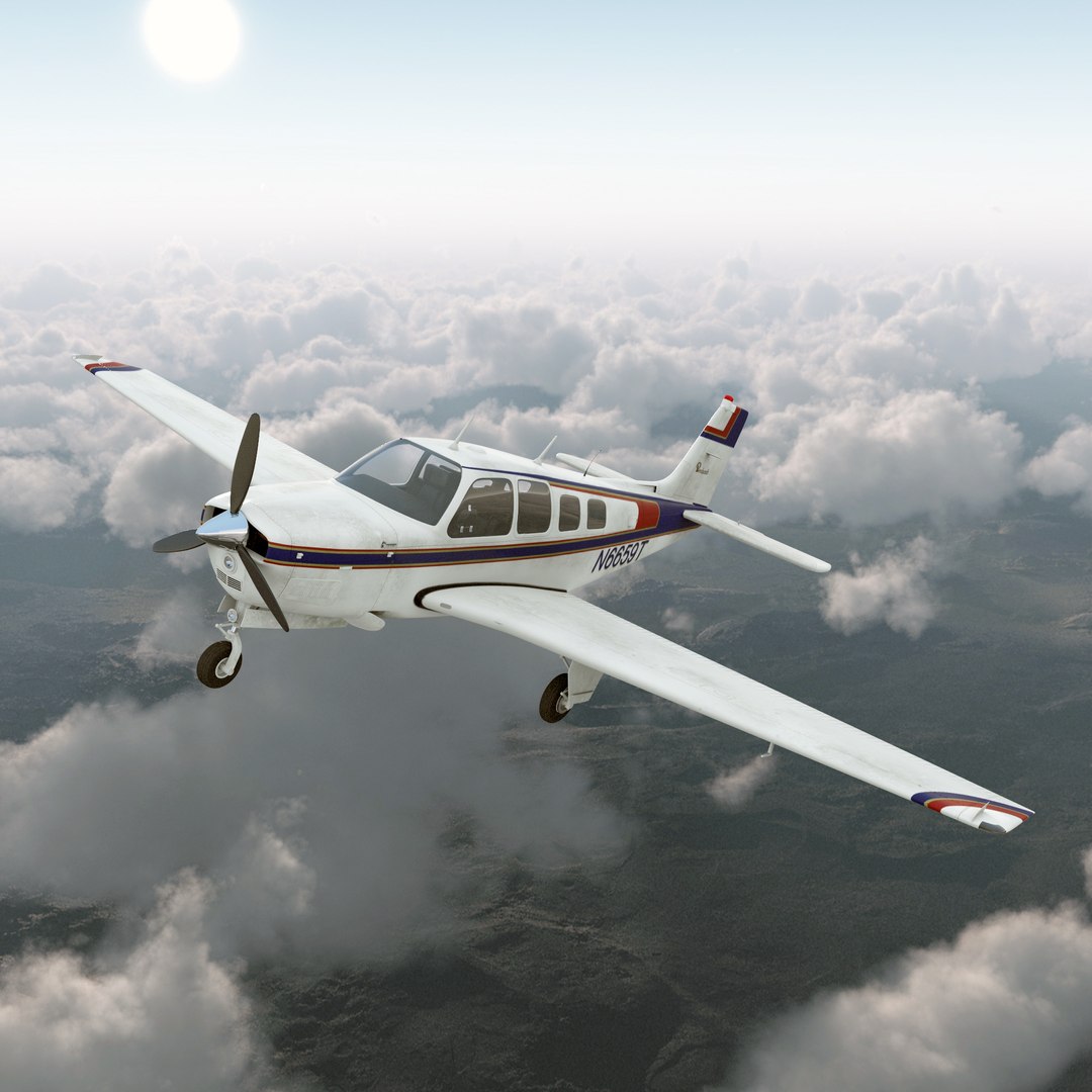 Beechcraft Bonanza G 36 3D Model preview