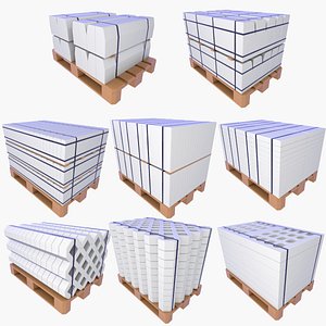 Construction Materials on Pallets v3