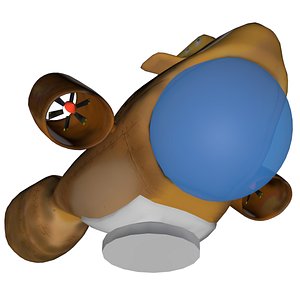 3D submarine sub model