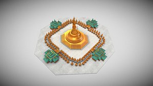 Shwedagon Pagoda model