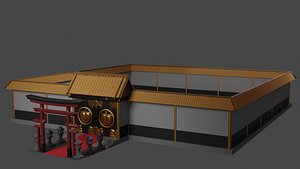 Chinese Temple 3D model