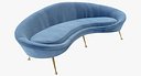 Ico Parisi Sofa Blue