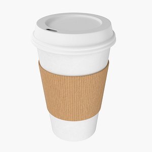 3D Paper Coffee Cup