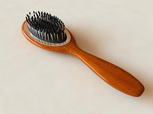 hair brush 3d model