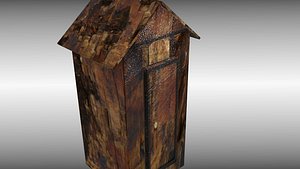 antique cabinet cupboard 3d model