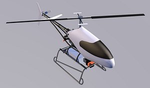 helicopter drone uav 3D
