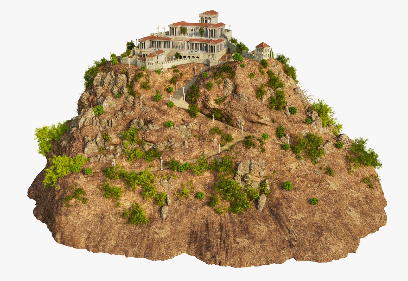 3D The Acropolis of Lindos temple model https://p.turbosquid.com/ts-thumb/Os/vJi0CK/Rk/lindos1/jpg/1722797740/1920x1080/fit_q87/970f73784e307d025969d71a26c86303fb960264/lindos1.jpg
