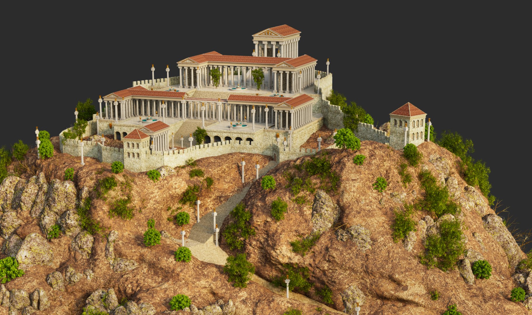 3D The Acropolis of Lindos temple model https://p.turbosquid.com/ts-thumb/Os/vJi0CK/hx/lindos4/jpg/1722797738/1920x1080/fit_q87/666bcbaa2c506b1c4a722875803b4df153a3c08e/lindos4.jpg