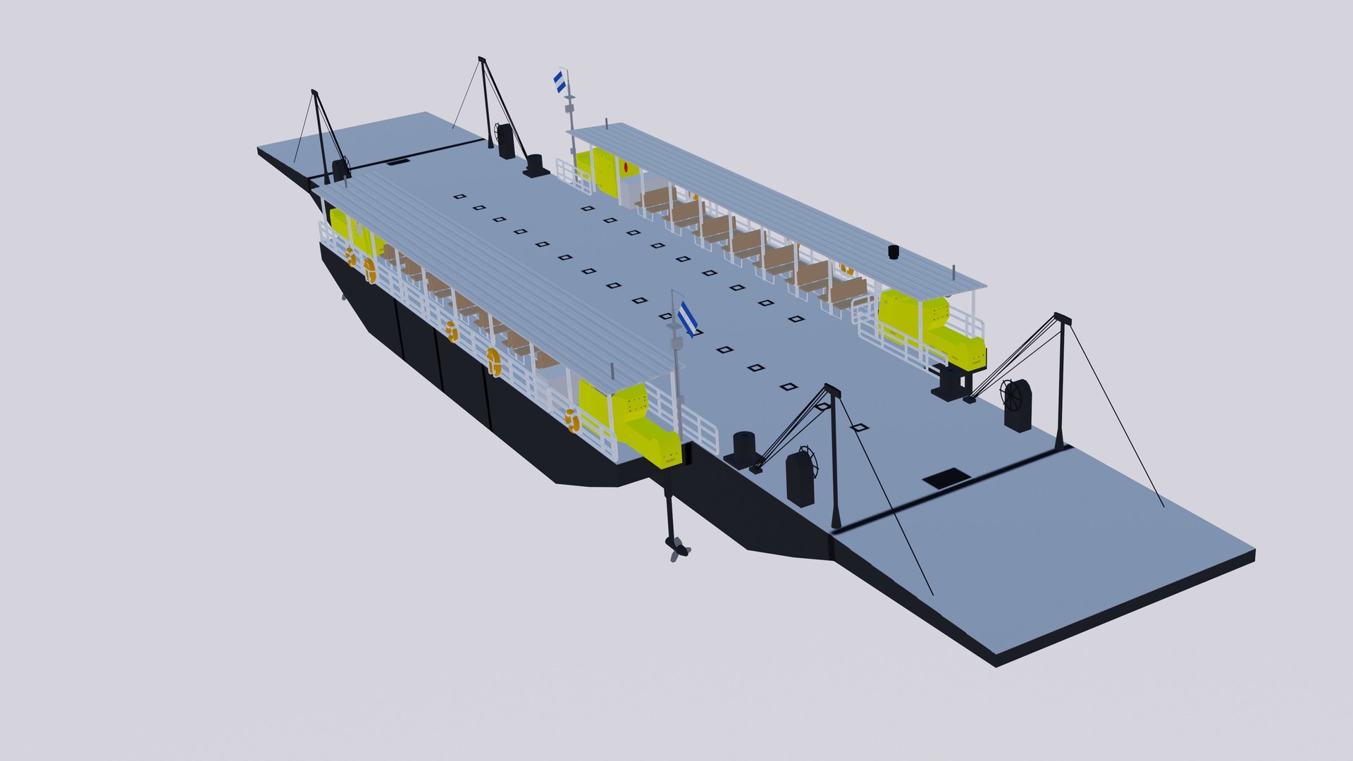 Ferry Modulars 3D Model - TurboSquid 1578266