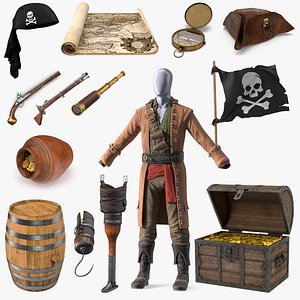 Pirate Props Collection 4