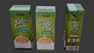 3D Tea Whitener Carton 3D Scan