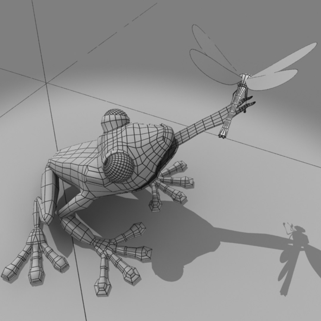 Maya Frog Dragon Fly