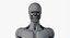 3D model skin male skeleton muscles