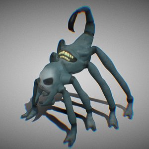 3D model spider creature