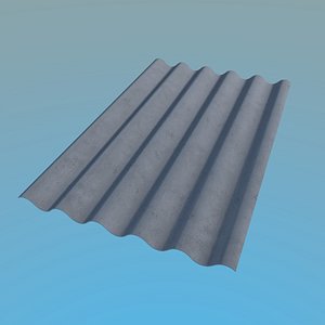 3d model slate roof 1125x1750mm 6