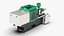 3D Automatic Frank Injection Molding Machine model
