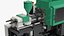 3D Automatic Frank Injection Molding Machine model