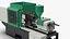 3D Automatic Frank Injection Molding Machine model