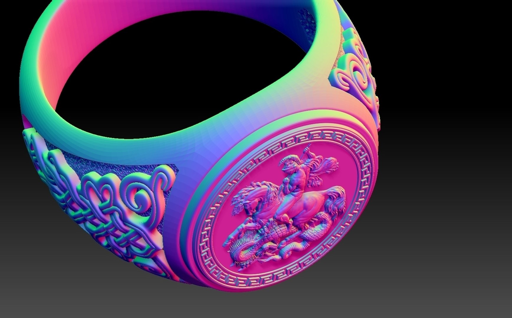 saint george themed ring 3D model https://p.turbosquid.com/ts-thumb/Ot/Gsg4f5/sq/10/jpg/1735826187/1920x1080/fit_q87/d44e64e4ad3500e14863d9d5f5bc1f4627feda89/10.jpg