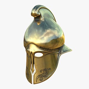 Helmet Greek Gold