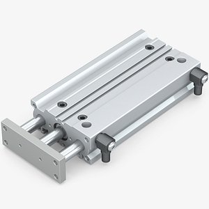 Pneumatic actuator or electric cylinder 3D model