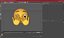 Cara de emoji que mira a escondidas