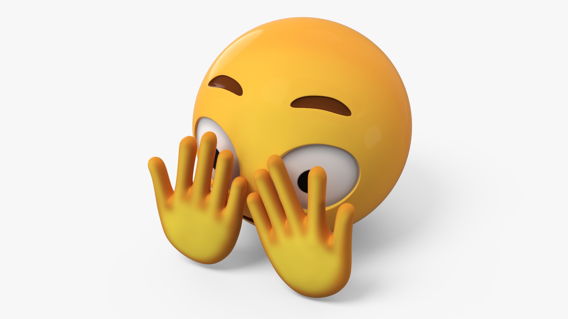 Emoji Peeking Face 3D https://p.turbosquid.com/ts-thumb/Ot/RMPmBp/ir/emojipeekingfacemb3dmodel006/jpg/1717994008/1920x1080/fit_q87/5e13bcaf26eb6d2337fc793ed92ae3f09a0b70f2/emojipeekingfacemb3dmodel006.jpg