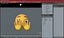 Cara de emoji que mira a escondidas