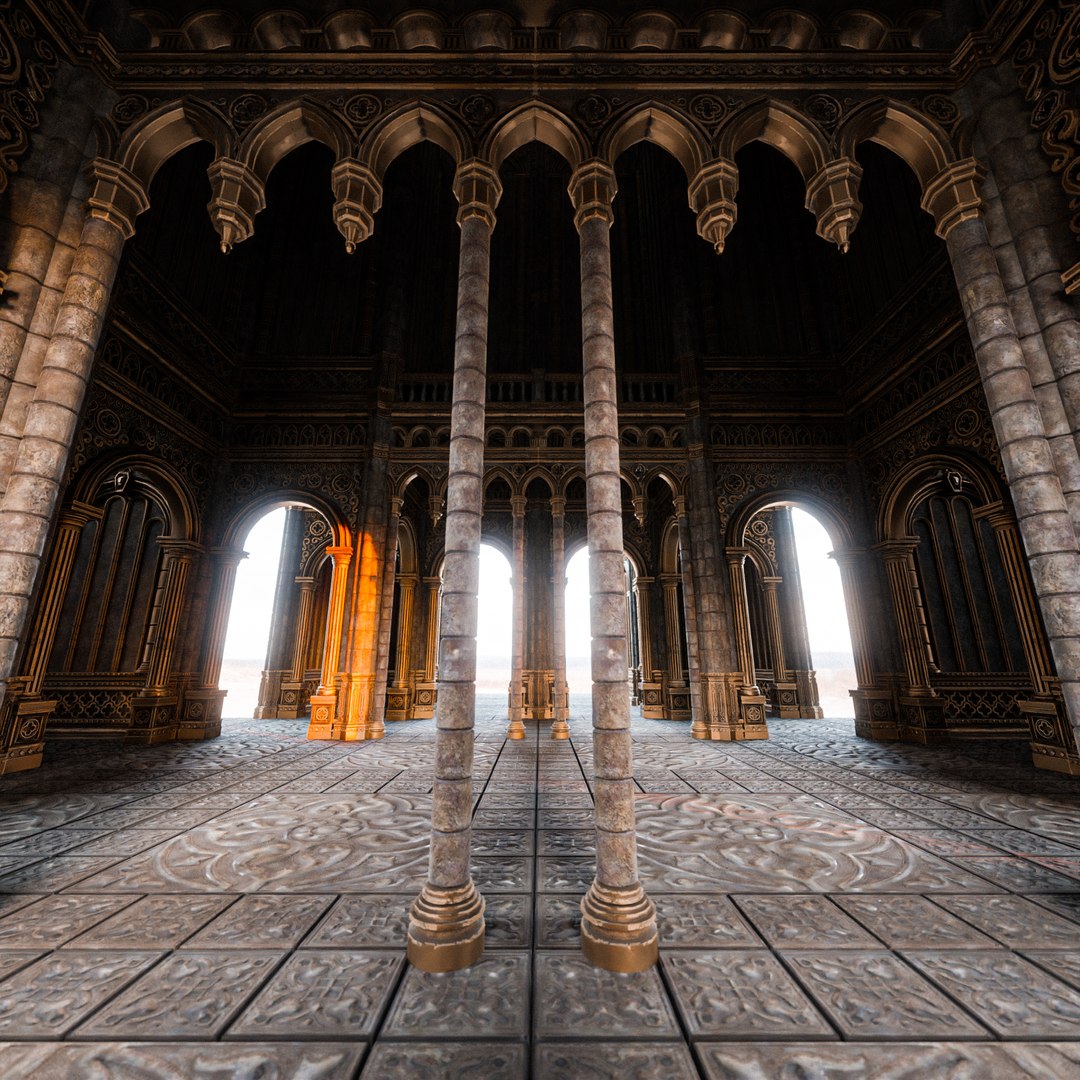 GOTHIC MODULAR BUILDING 9 3D - TurboSquid 2315119