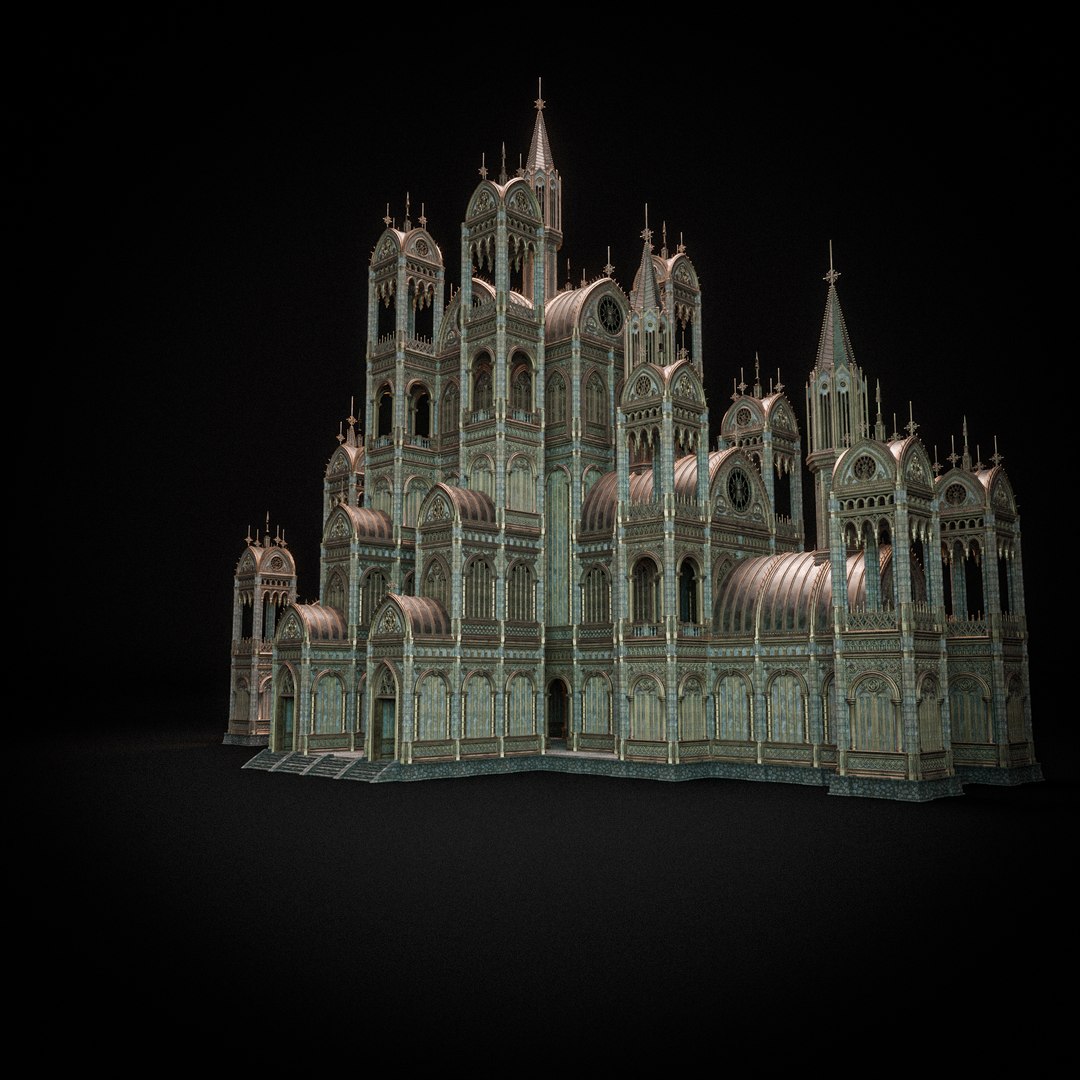 GOTHIC MODULAR BUILDING 9 3D - TurboSquid 2315119